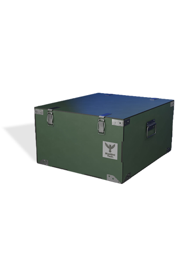 Box for military devices and equipment