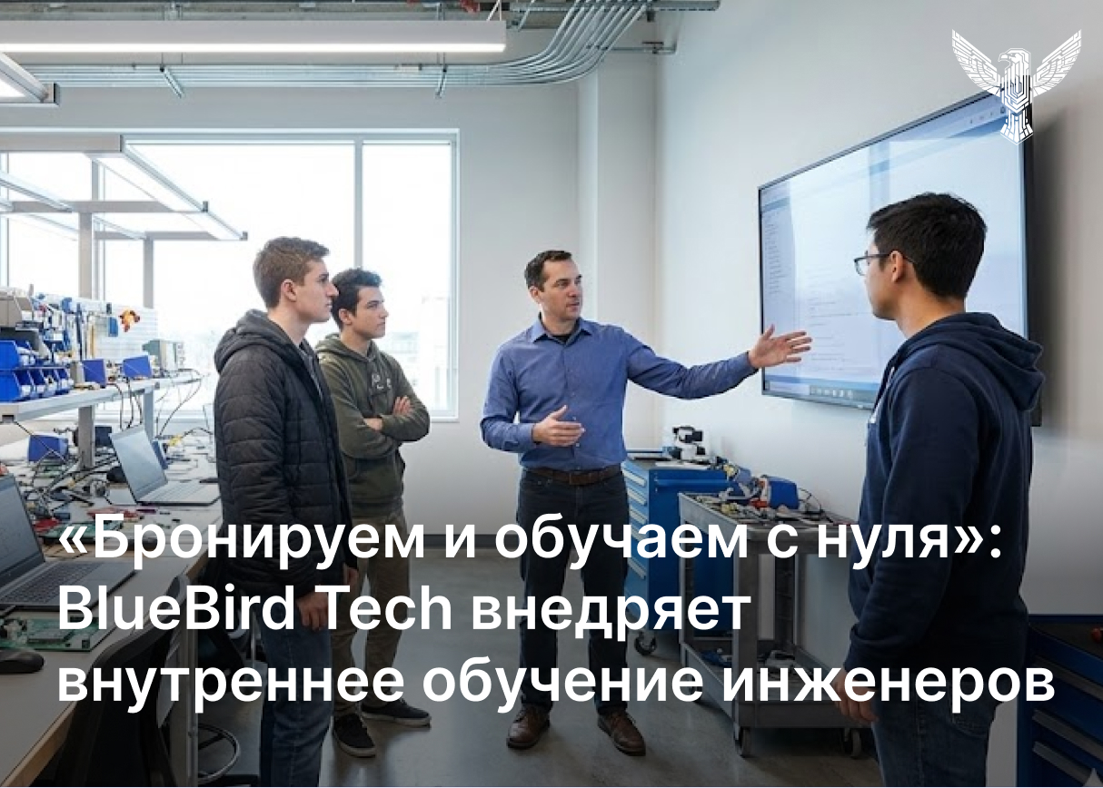 «Бронируем и обучаем с нуля»: BlueBird Tech внедряет внутреннее обучение инженеров