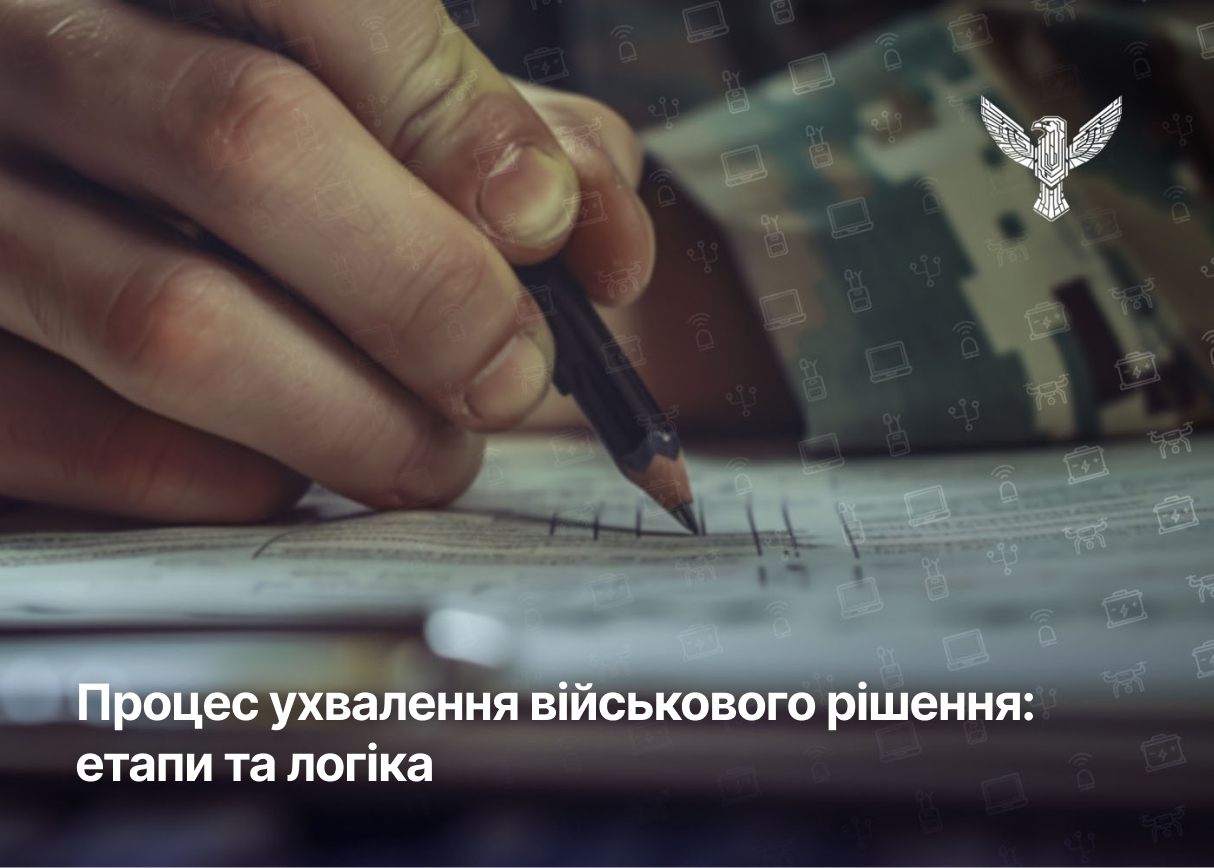 Процес ухвалення військового рішення: етапи та логіка