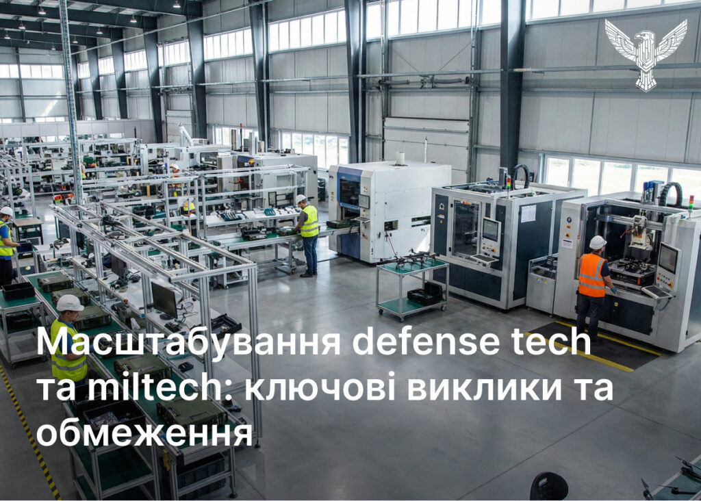 Масштабування defense tech та miltech: ключові виклики та обмеження для компаній