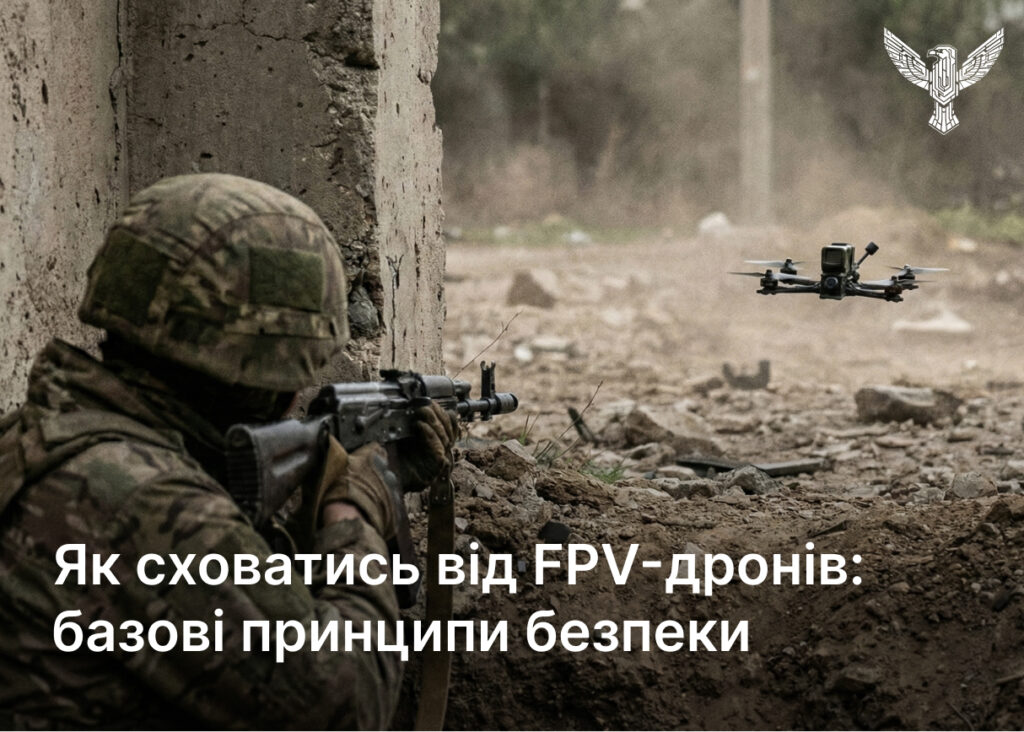 Як сховатись від FPV-дронів: базові принципи безпеки