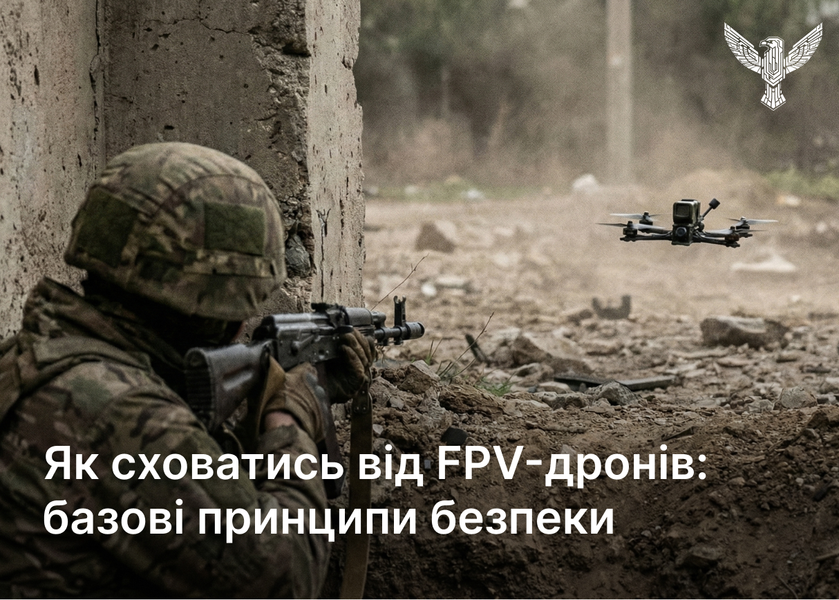 Як сховатись від FPV-дронів: базові принципи безпеки