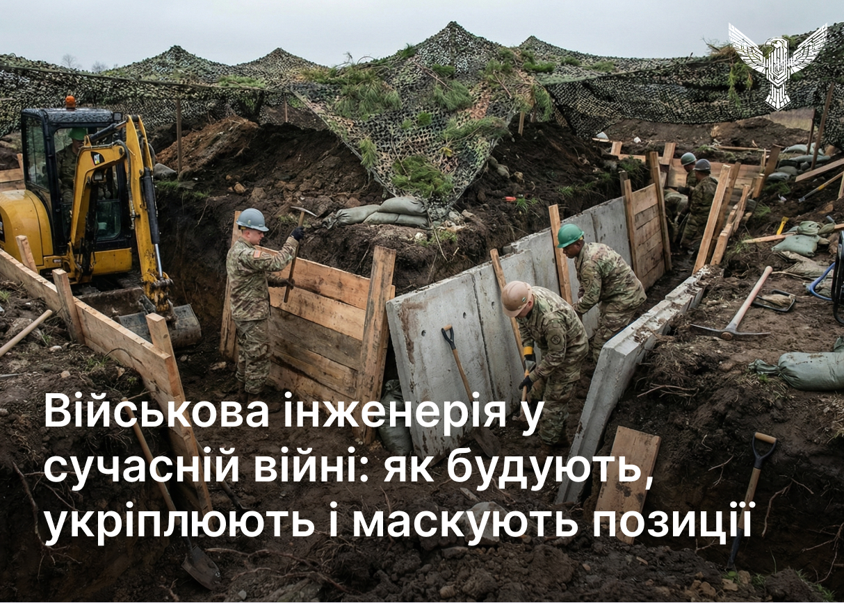 Військова інженерія у сучасній війні: як будують, укріплюють і маскують позиції