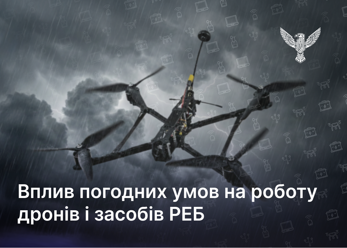 Вплив погодних умов на роботу дронів і засобів РЕБ