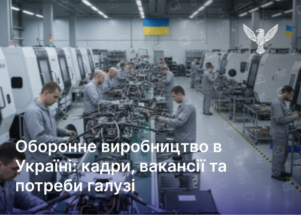 Оборонне виробництво в Україні: кадри, вакансії та потреби галузі