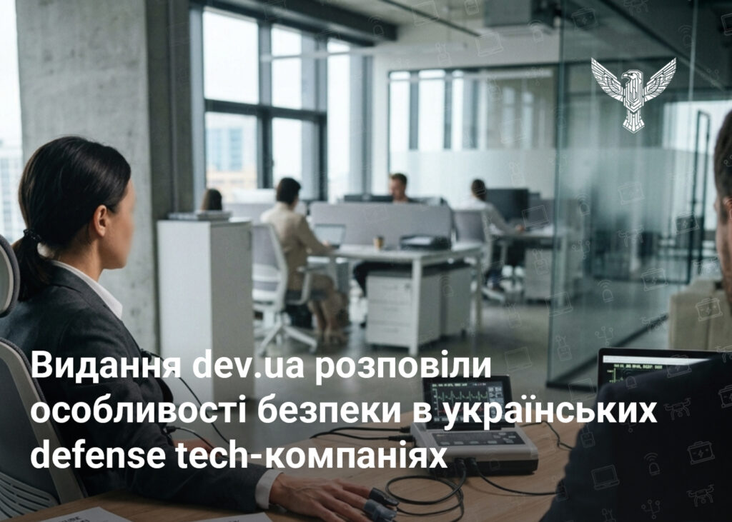 Видання dev.ua розповіли особливості безпеки в українських defense tech-компаніях
