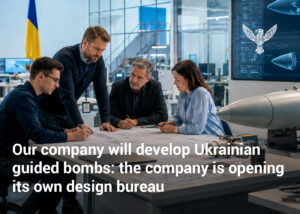 Our company will develop Ukrainian guided bombs: the company is opening its own design bureau