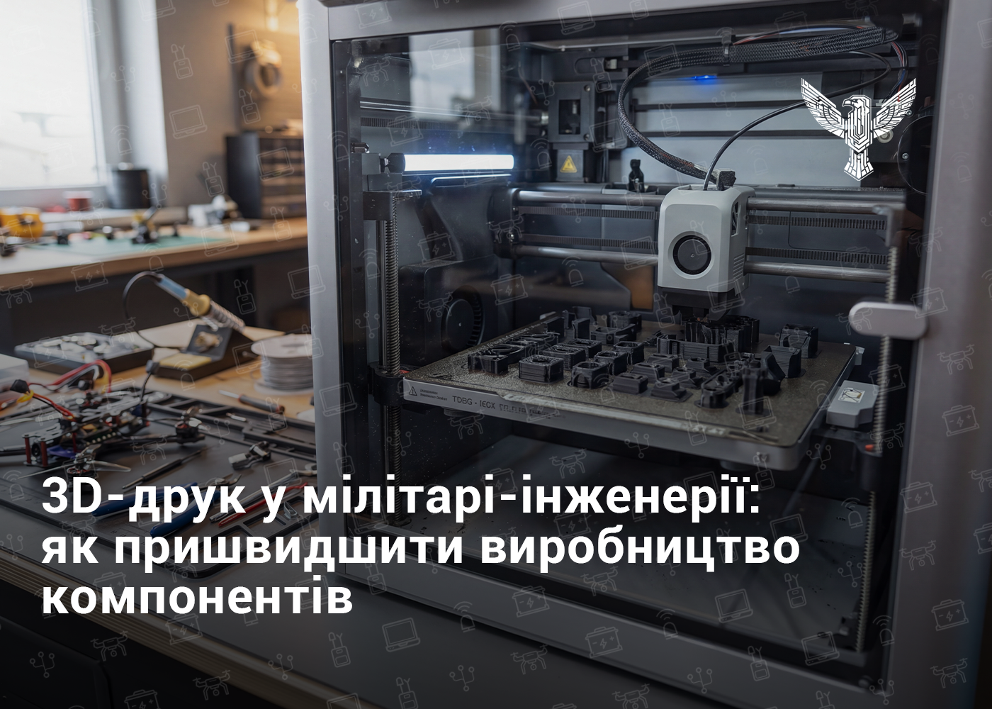3D-друк у мілітарі-інженерії: як пришвидшити виробництво компонентів