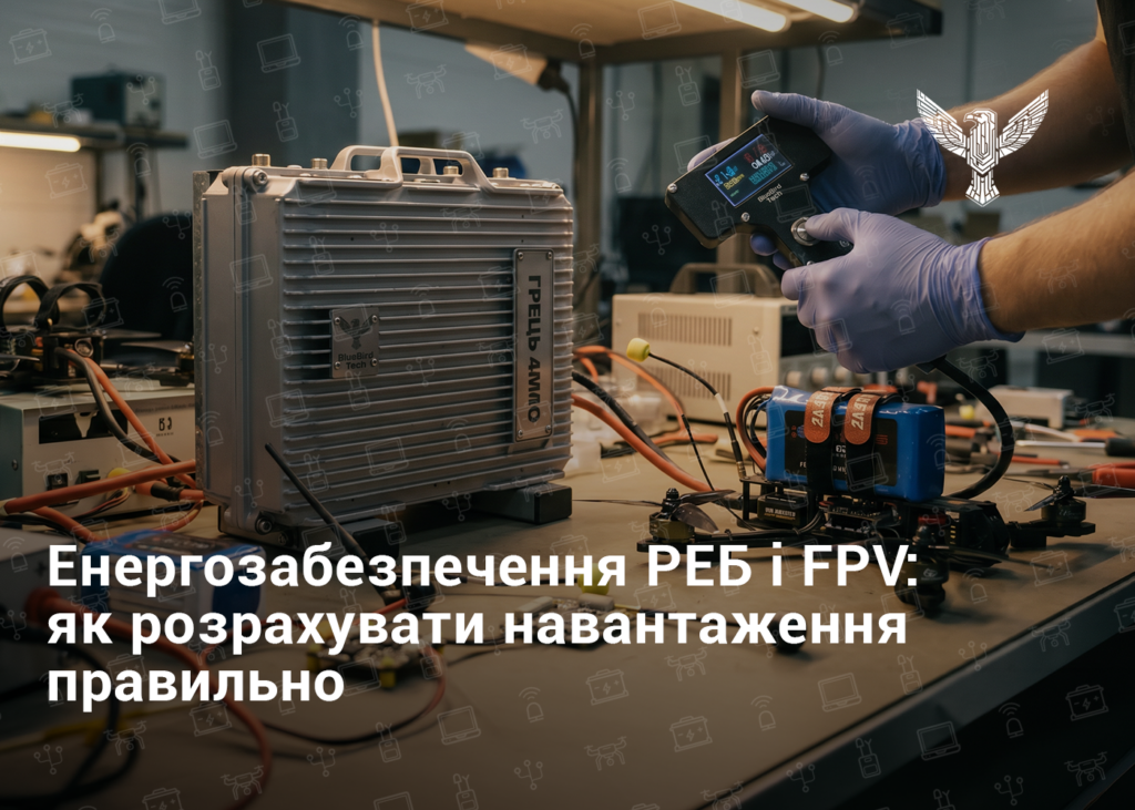 Енергозабезпечення РЕБ і FPV: як розрахувати навантаження правильно