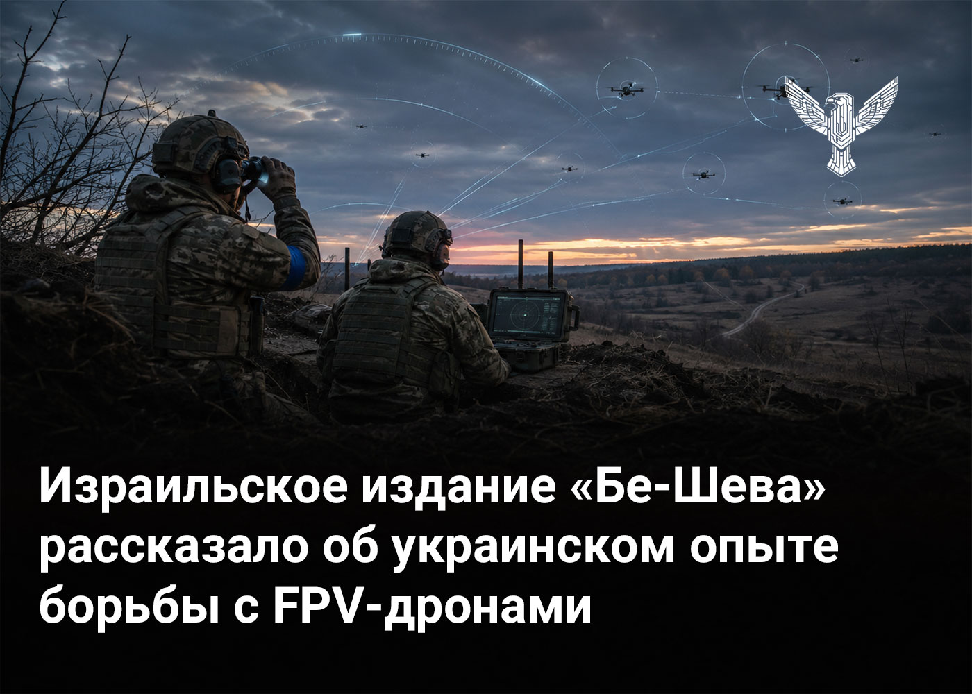 Израильское издание «Бе-Шева» рассказало об украинском опыте борьбы с FPV-дронами