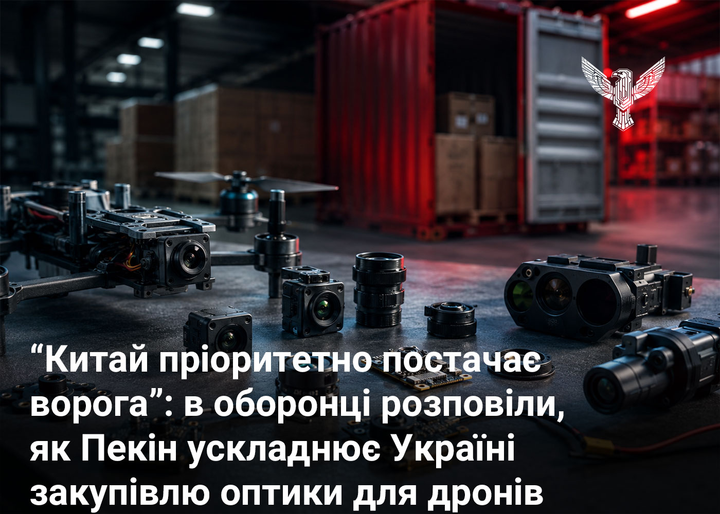 “Китай пріоритетно постачає ворога”: в оборонці розповіли, як Пекін ускладнює Україні закупівлю оптики для дронів