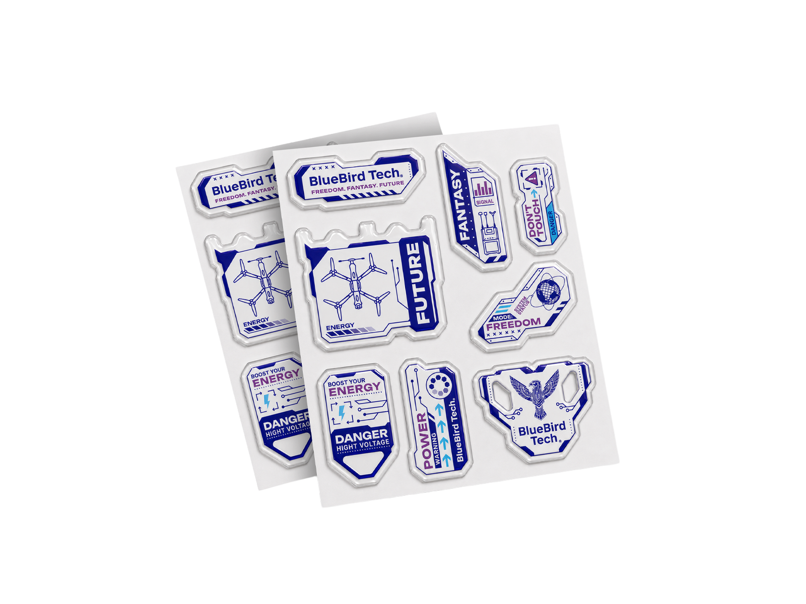 Стикер-пак BlueBird Tech «Tech Stickers»