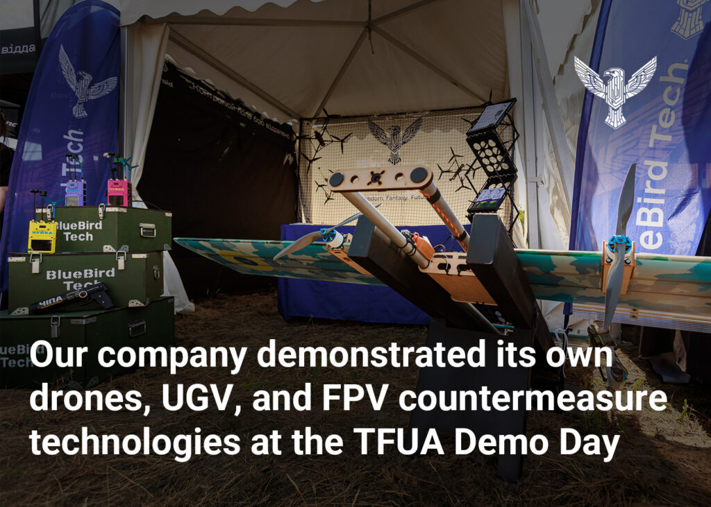 Our company demonstrated its own drones, UGV, and FPV countermeasure technologies at the TFUA Demo Day 