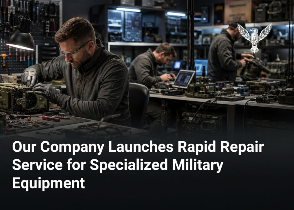 Our Company Launches Rapid Repair Service for Specialized Military Equipment