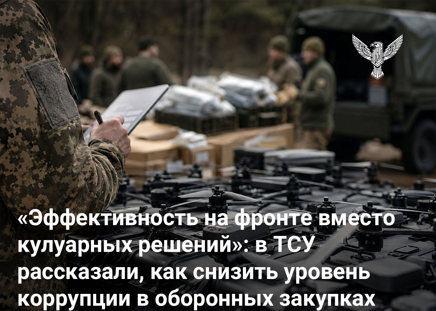 «Эффективность на фронте вместо кулуарных решений»: в ТСУ рассказали, как снизить уровень коррупции в оборонных закупках
